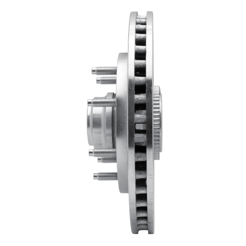 Ford F-250 Brake Rotor (1) - Front Left - R1 Concepts - Drilled & Slotted - Silver - `97-`04